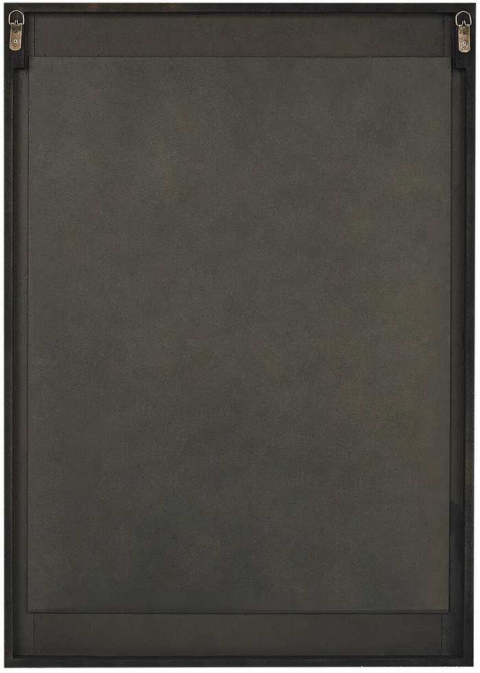 Beliani Sieninis veidrodis MARCIGNY 70 cm 100 cm Boucle, kreminės spalvos