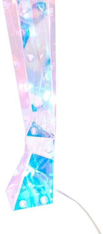 Beliani Išmanioji LED sodo dekoracija POLARIS, valdoma programėle, 90 cm elnias, spalvinga