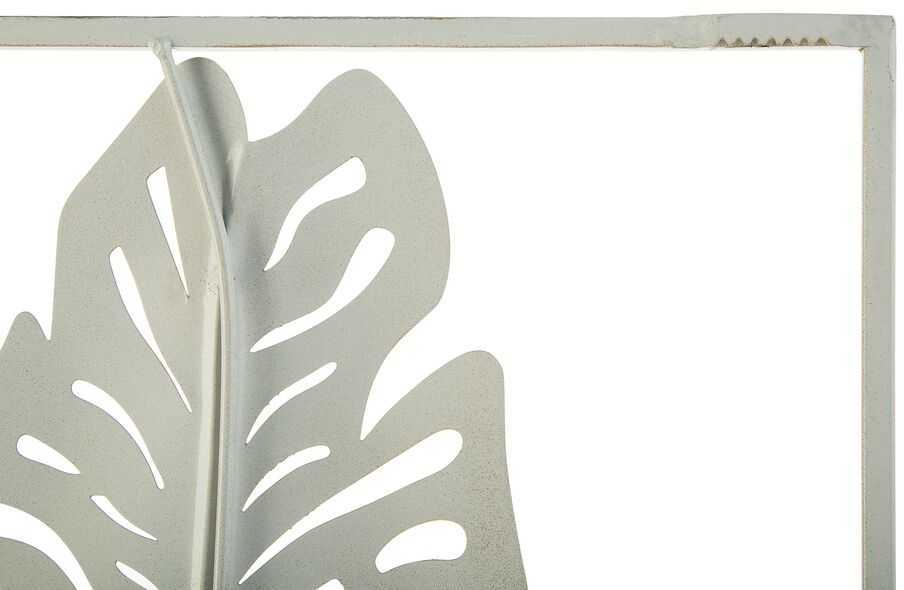 Beliani Sieninė dekoracija Liść PALLADIUM metalinė 90 cm auksinė