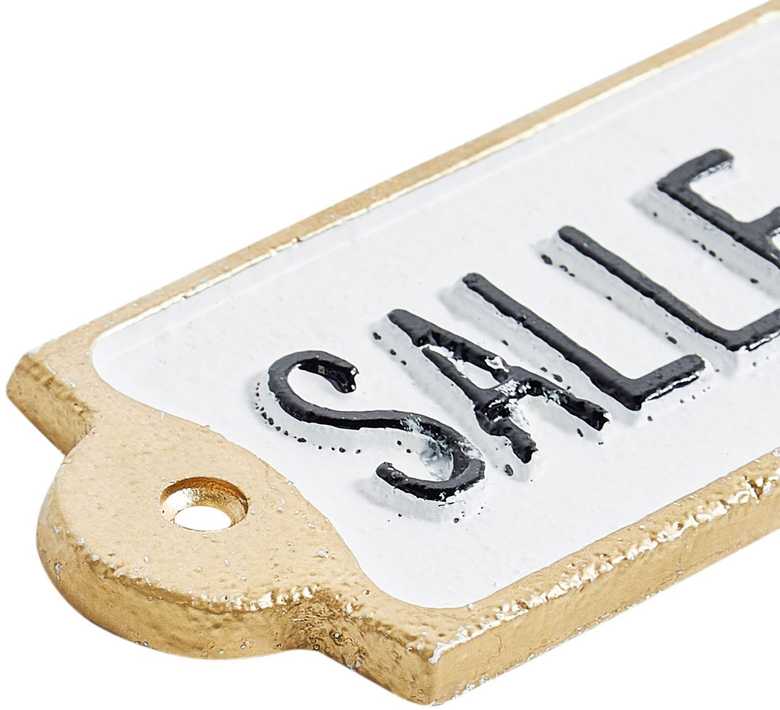Beliani Sienos dekoracija ISERE 6 cm balta