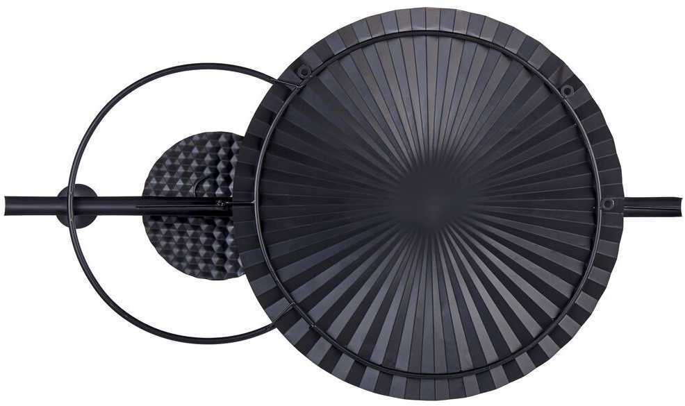 Beliani Sieninė dekoracija RUTHENIUM metalinė 59 cm juoda
