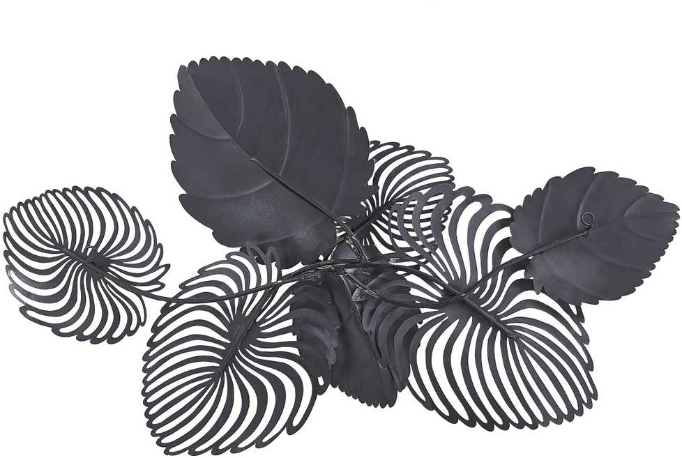 Beliani Sieninis dekoras MAGNESIUM lapas, 55 cm, auksinis