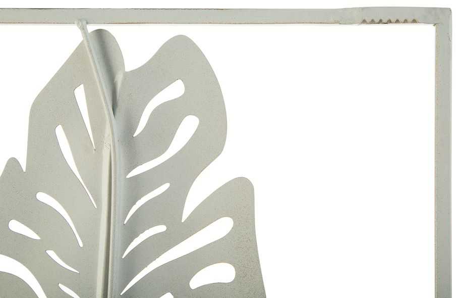 Beliani Sieninė dekoracija Liść PALLADIUM metalinė 90 cm auksinė