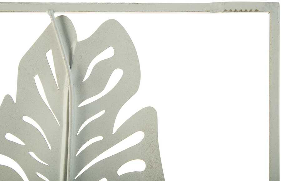 Beliani Sieninė dekoracija Liść PALLADIUM metalinė 90 cm auksinė