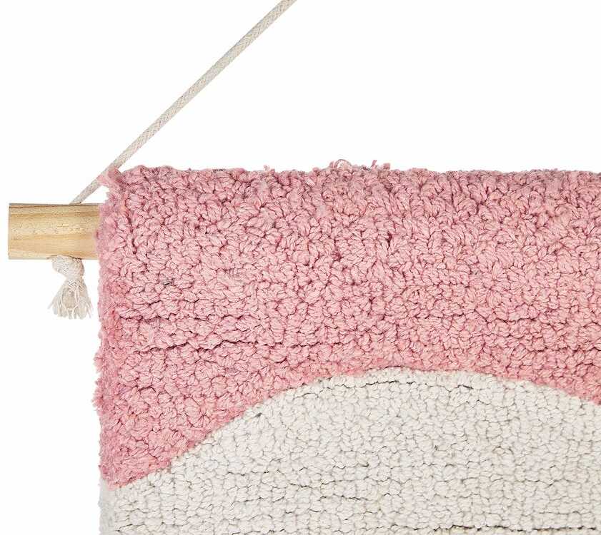Beliani Sieninė makramė HASILPUR medvilninė, 108 cm, spalvota
