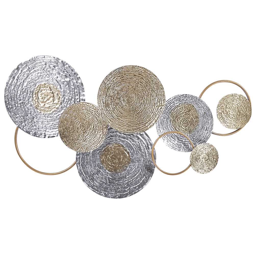 Beliani Sieninis dekoras VANADIUM metalinis 60 cm auksinis