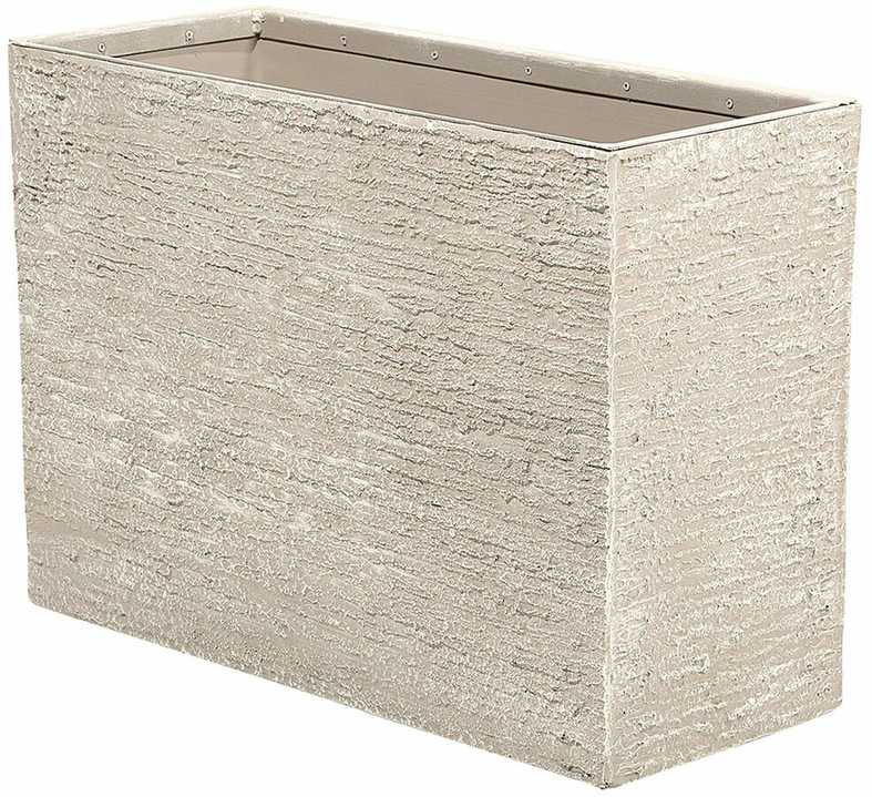 Beliani Vazonas EDESSA 70 cm šviesiai smėlio spalvos