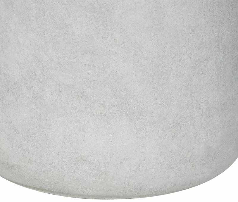 Beliani Gėlės vazonas MESSENE 34 cm šviesiai pilkas