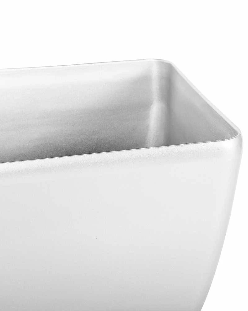 Beliani Gėlių vazonai ASTRAS 35 cm, sidabriniai