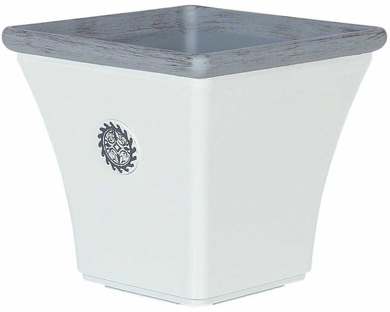 Beliani Vazonas ELATEIA 37 cm baltas