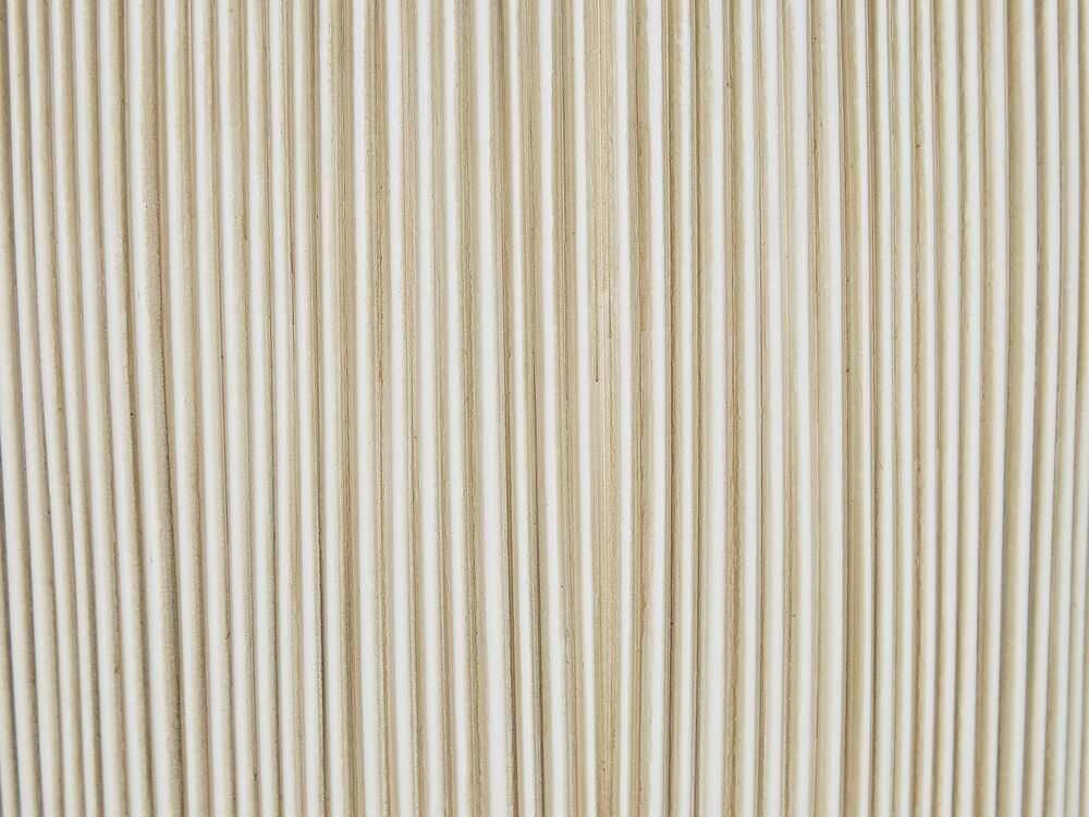 Beliani Gėlių vazonas CHIOS 37 cm smėlio spalvos