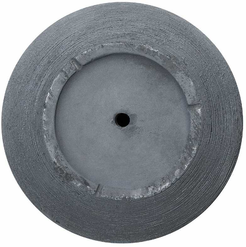 Beliani Gėlių vazonas ZAKROS 38 cm Pilkas