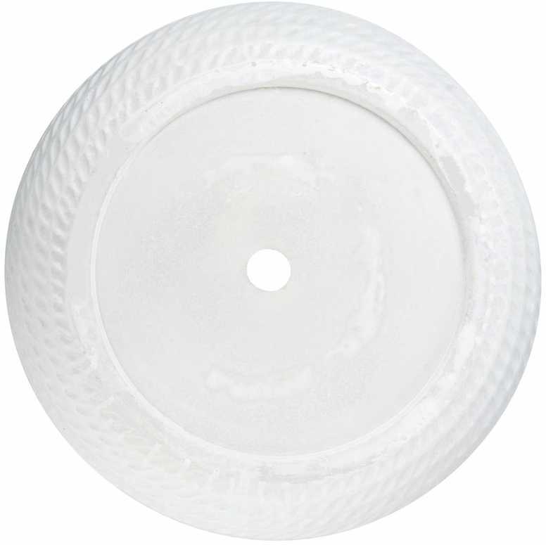 Beliani Gėlių vazonėlis LIVADIA 39 cm kreminės baltos spalvos