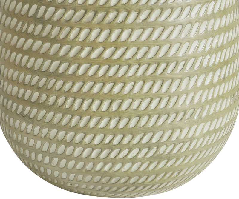 Beliani LIVADIA vazonas 39 cm alyvuogių spalvos