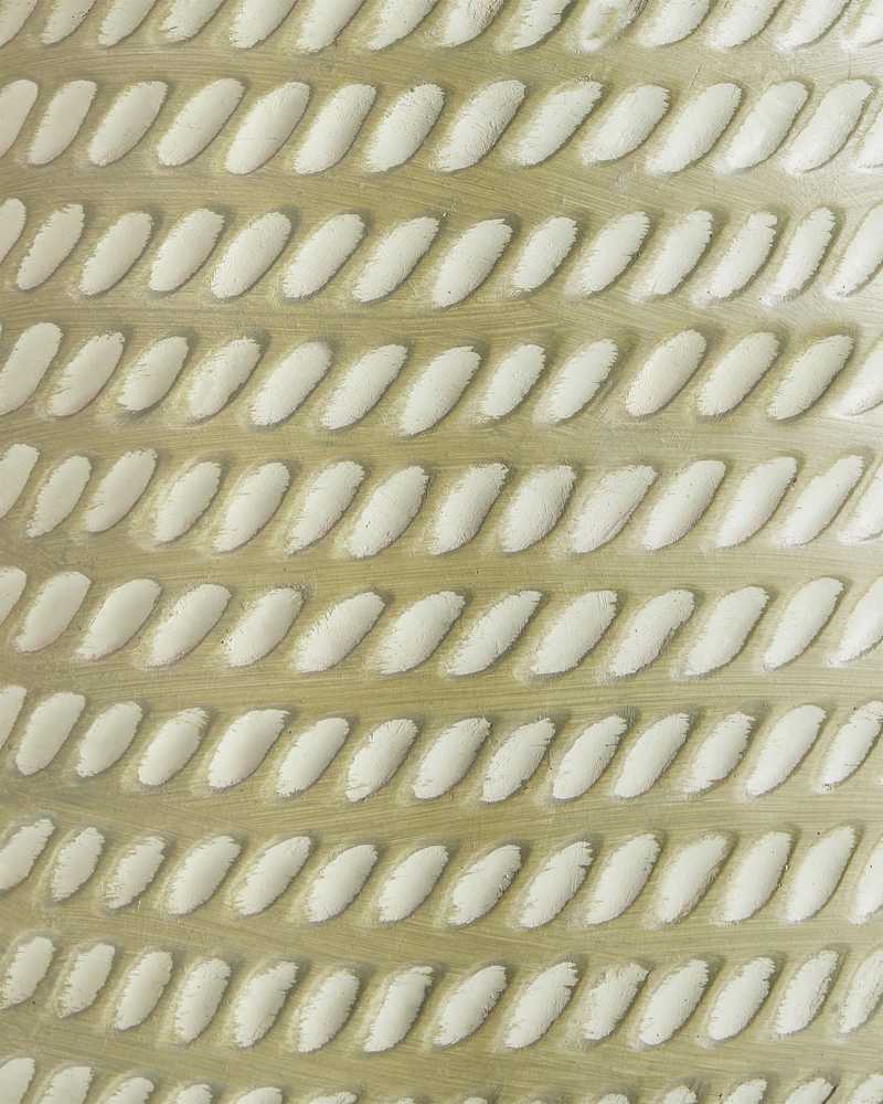 Beliani LIVADIA vazonas 39 cm alyvuogių spalvos