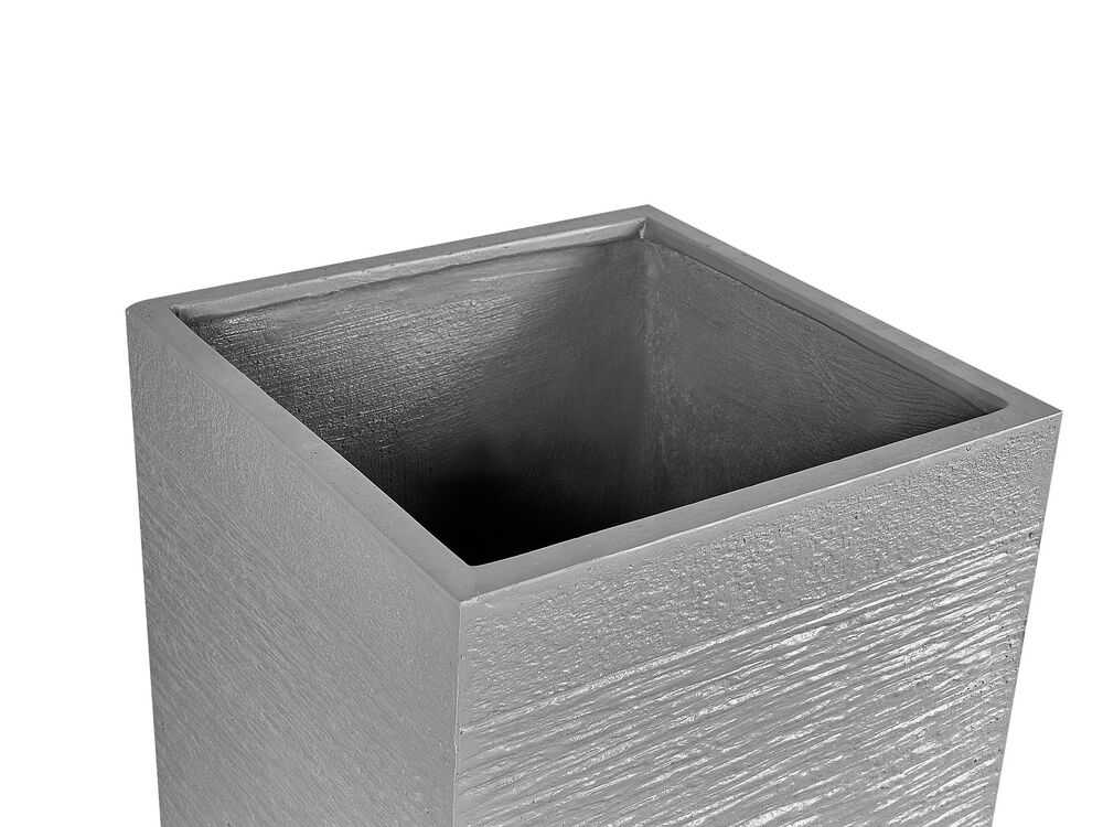 Beliani Augalų vazonas DION 40 cm pilkas