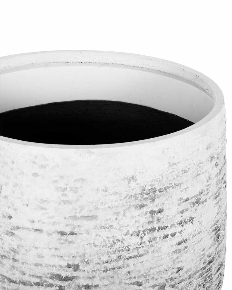 Beliani Gėlių vazonas DIONI 48 cm, šviesiai pilkas
