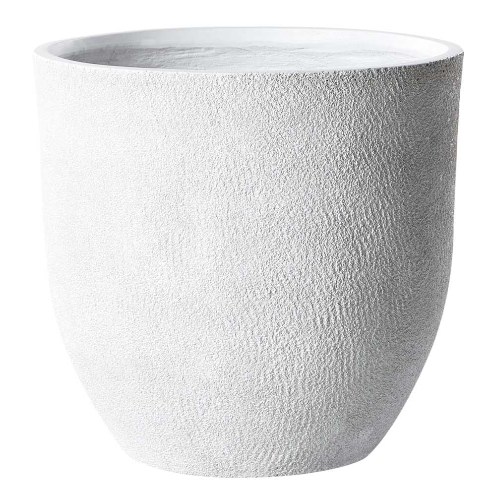 Beliani Gėlių vazonai KANNIA 55 cm balti