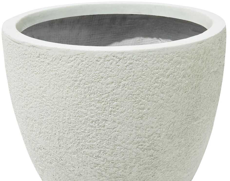 Beliani Gėlių vazonai KANNIA 55 cm balti