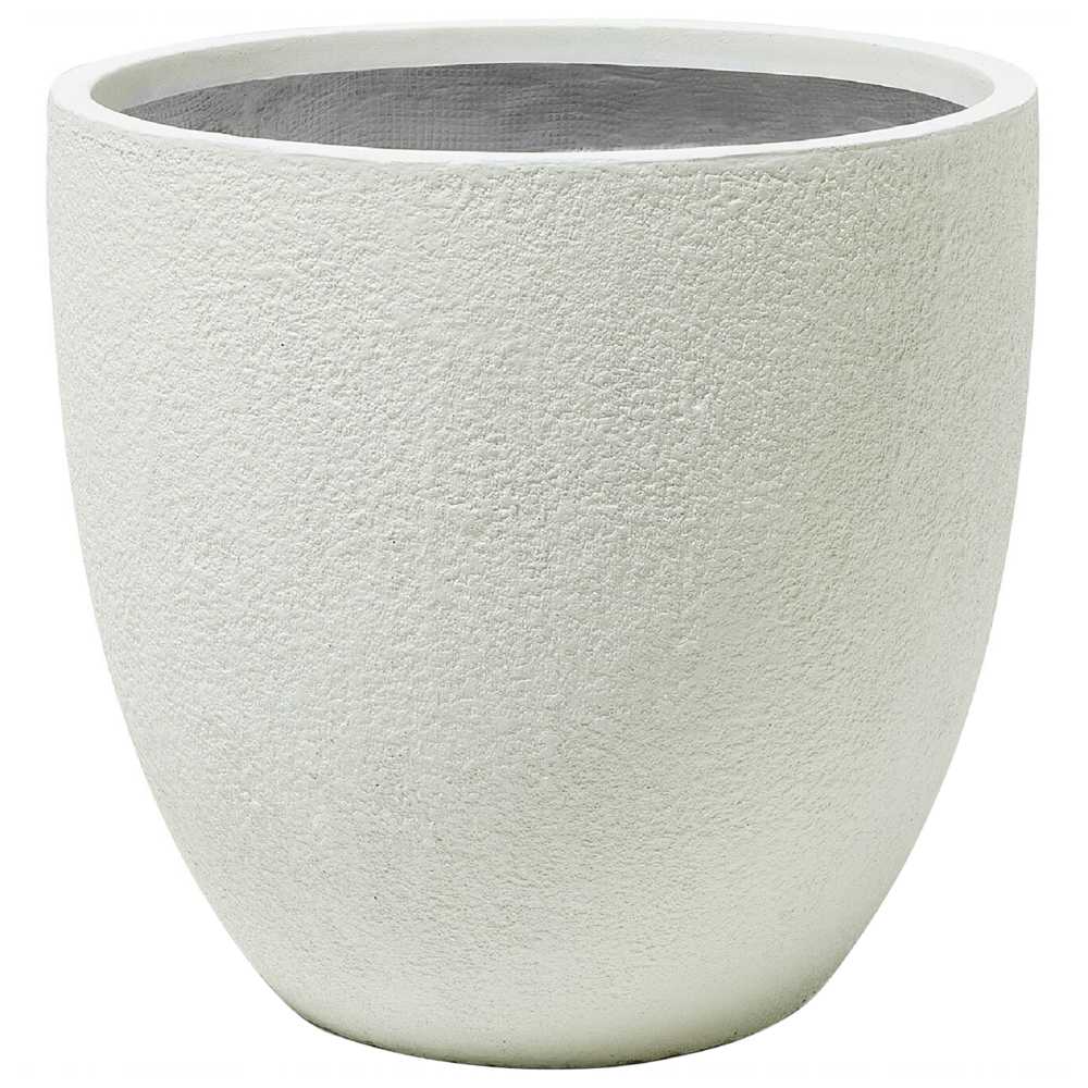 Beliani Gėlių vazonai KANNIA 55 cm balti