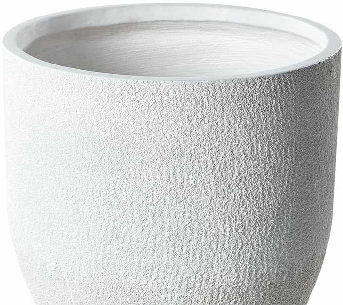 Beliani Gėlių vazonai KANNIA 55 cm balti