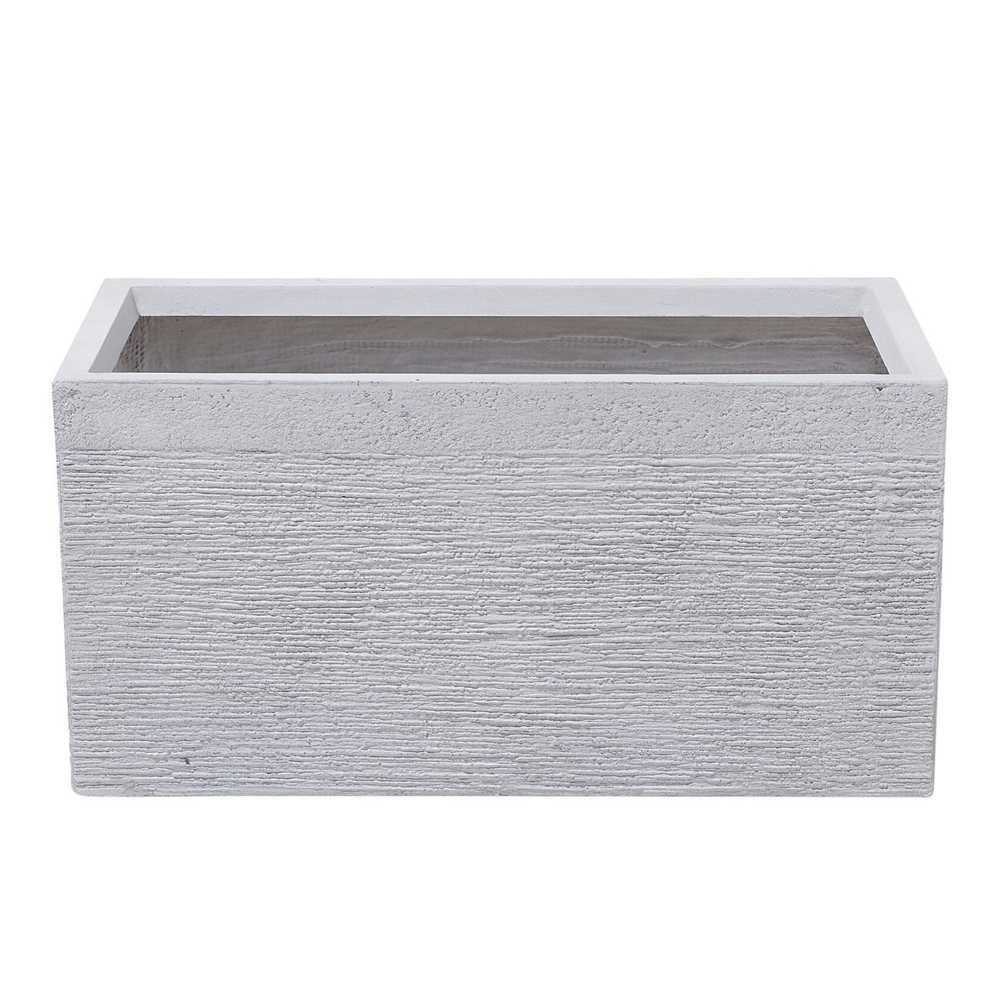 Beliani Vazonas MYRA 60 cm Baltas