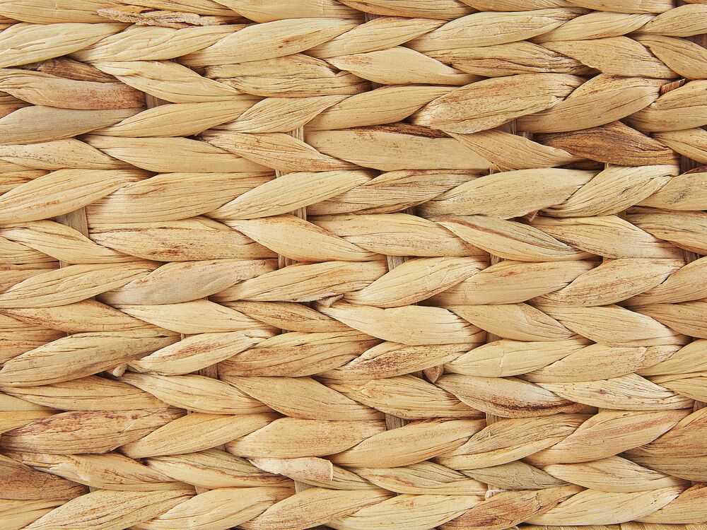 Beliani Gėlių vazonas KAWALA 80 cm smėlio spalvos