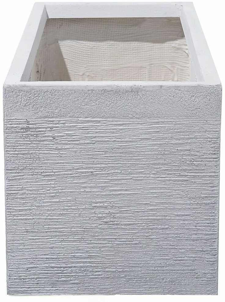 Beliani Vazonas MYRA 80 cm, baltas