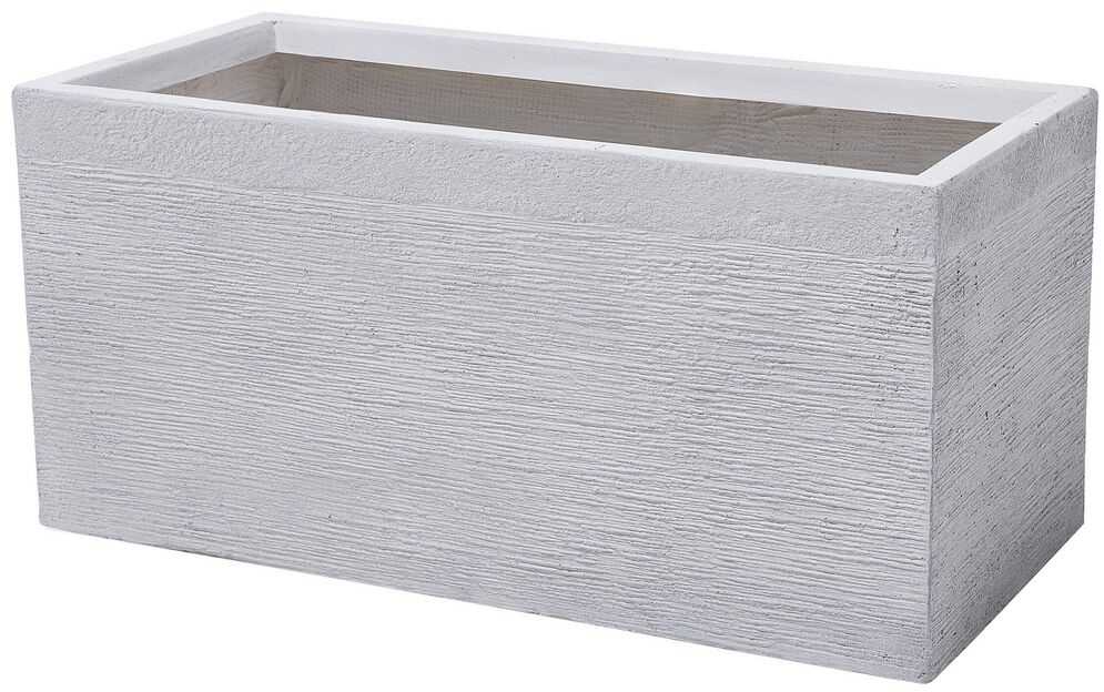 Beliani Vazonas MYRA 80 cm, baltas