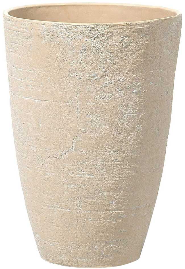 Beliani Gėlių vazonas CAMIA 43 cm smėlio spalvos