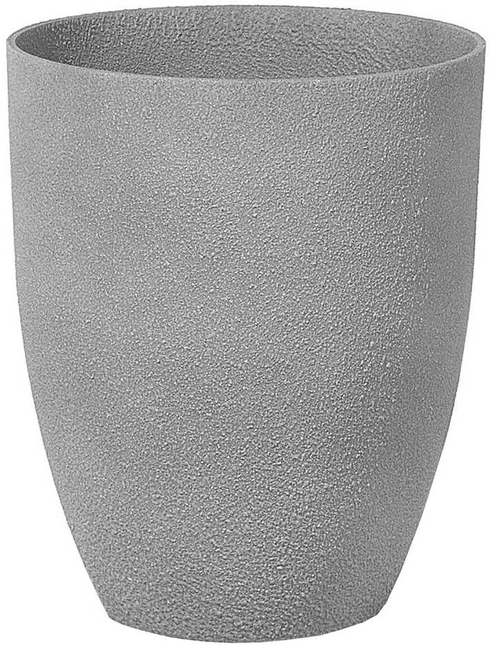 Beliani Gėlių vazonėlis CROTON 35 cm šviesiai pilkas