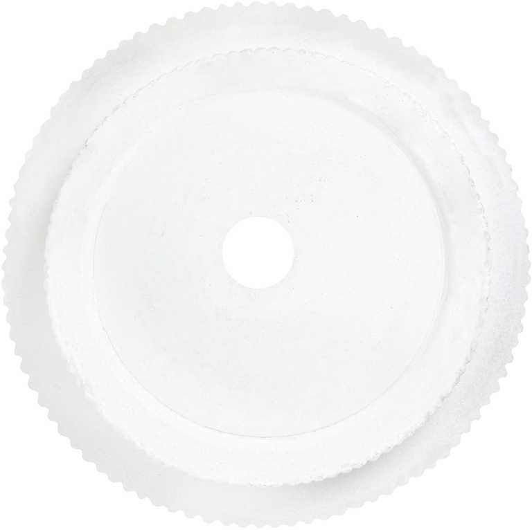 Beliani Vazonas DARIA 24 cm kreminės baltos spalvos