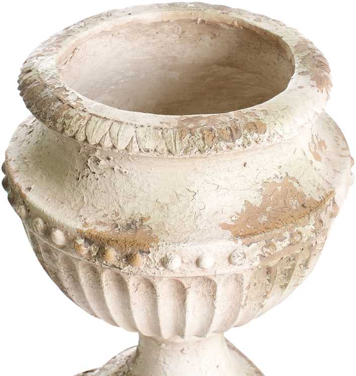 Beliani Vazonas DESKATI, 33 cm, smėlio spalvos