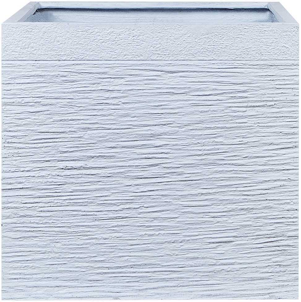 Beliani Vazonas PAROS 50 cm baltas