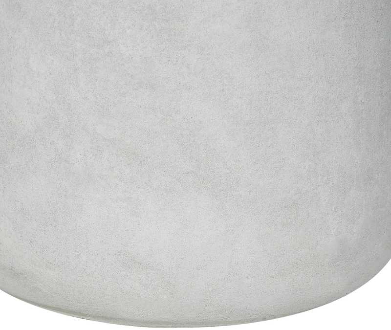 Beliani Gėlės vazonas MESSENE 34 cm šviesiai pilkas