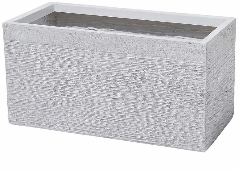Beliani Vazonas MYRA 60 cm Baltas