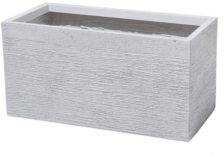 Beliani Vazonas MYRA 60 cm Baltas