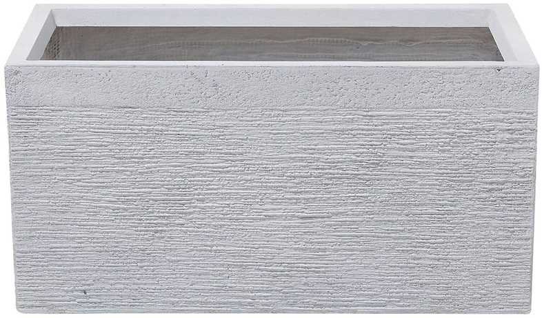 Beliani Vazonas MYRA 60 cm Baltas