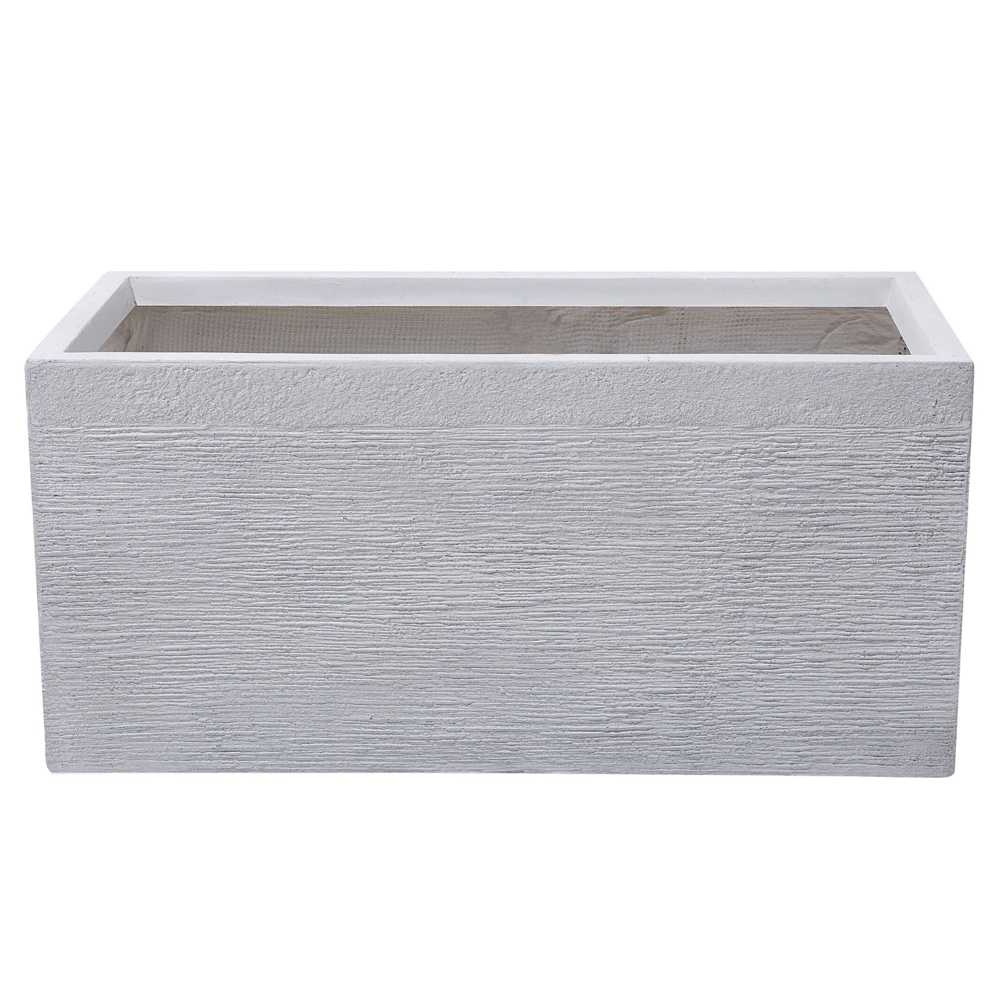 Beliani Vazonas MYRA 80 cm, baltas