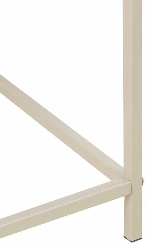 Beliani Gėlės vazonas su kojelėmis TAPIEN metalinis 70 cm smėlio spalvos