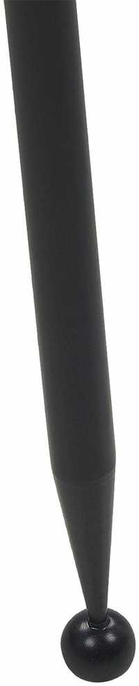 Beliani Gėlių stovas LEIKA 29 cm juodas metalinis