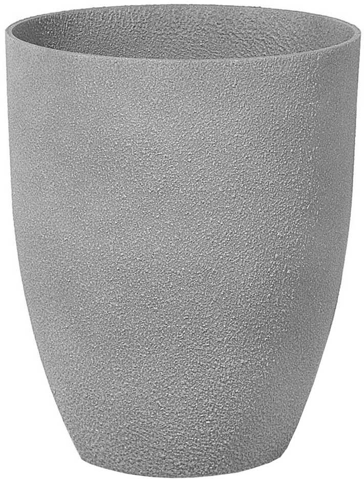 Beliani Gėlių vazonėlis CROTON 35 cm šviesiai pilkas