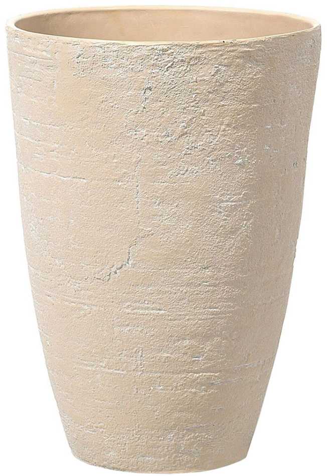 Beliani Gėlių vazonas CAMIA 43 cm smėlio spalvos