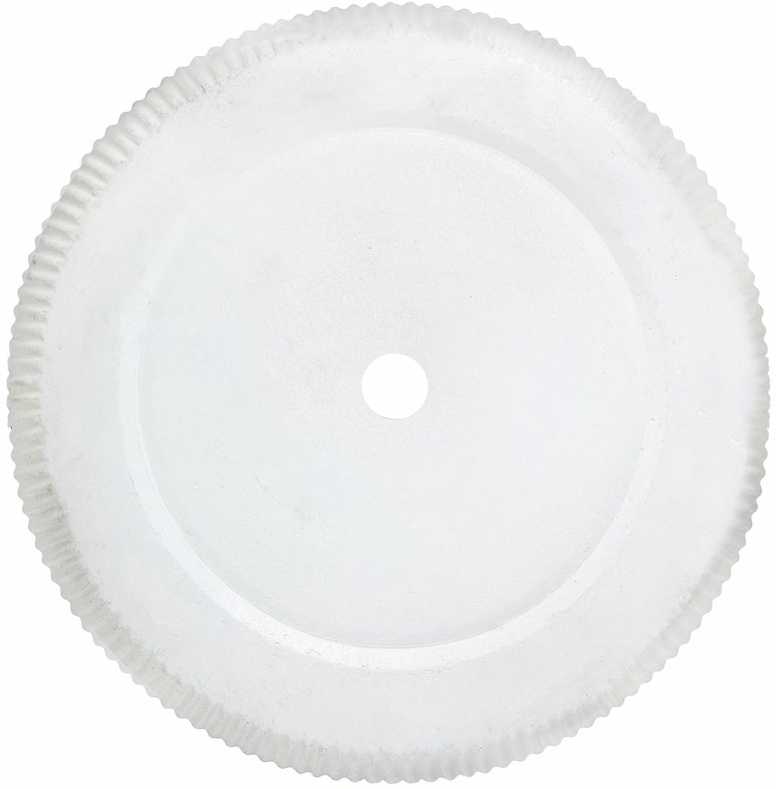 Beliani Gėlių vazonas OREOI 45 cm kreminės baltos spalvos