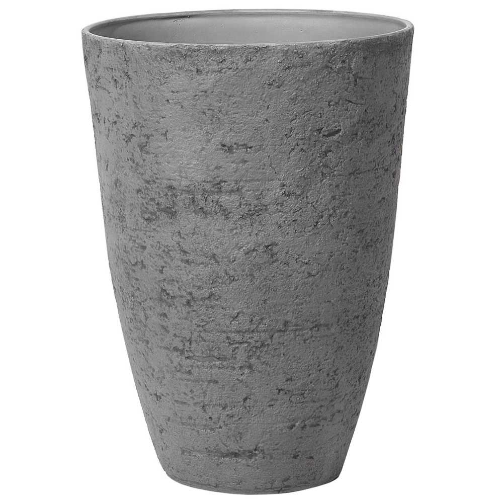 Beliani Gėlių vazonas CAMIA 51 cm pilkas