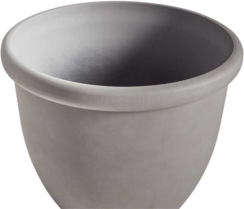 Beliani Gėlių vazonas TESALIA 49 cm pilkas