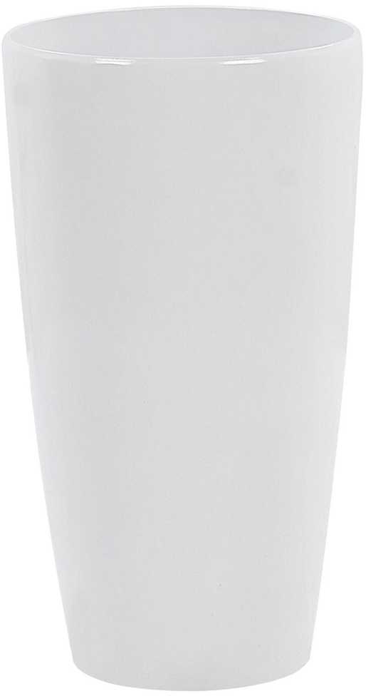 Beliani Gėlių vazonas TSERIA 40 cm baltas