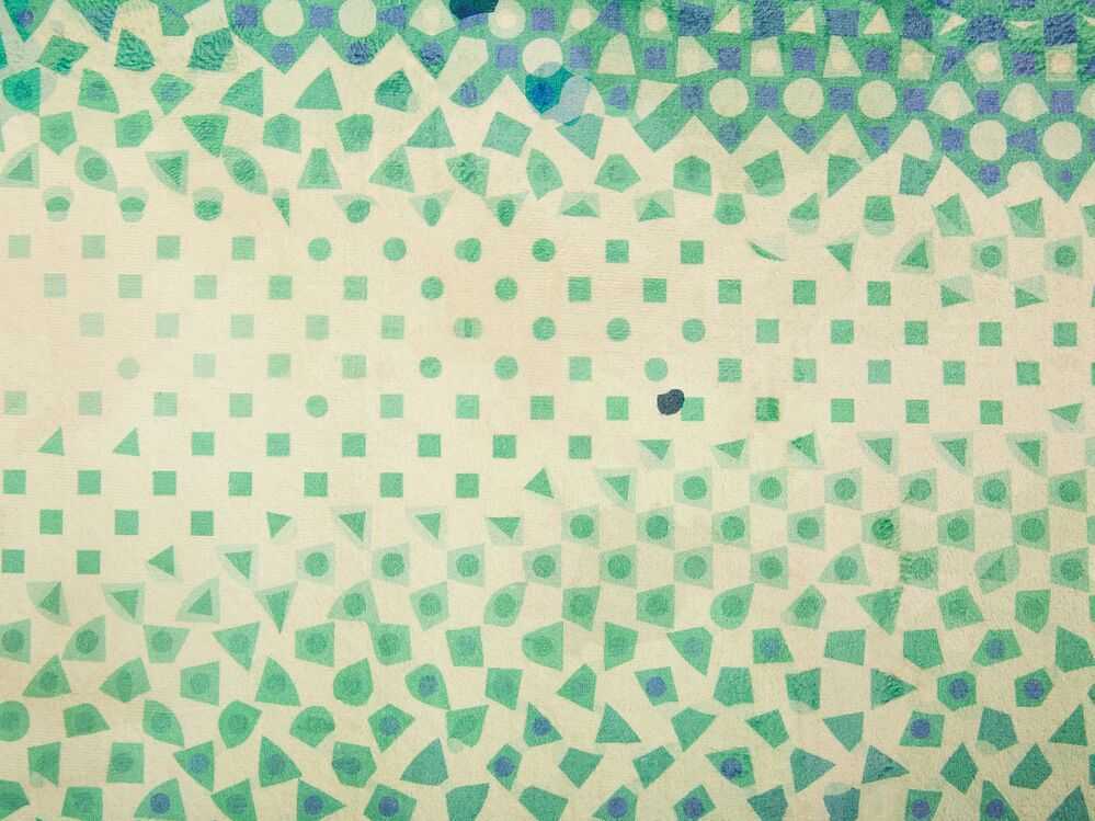 Beliani Kilimas SUSUZ mėlynas 140 x 200 cm