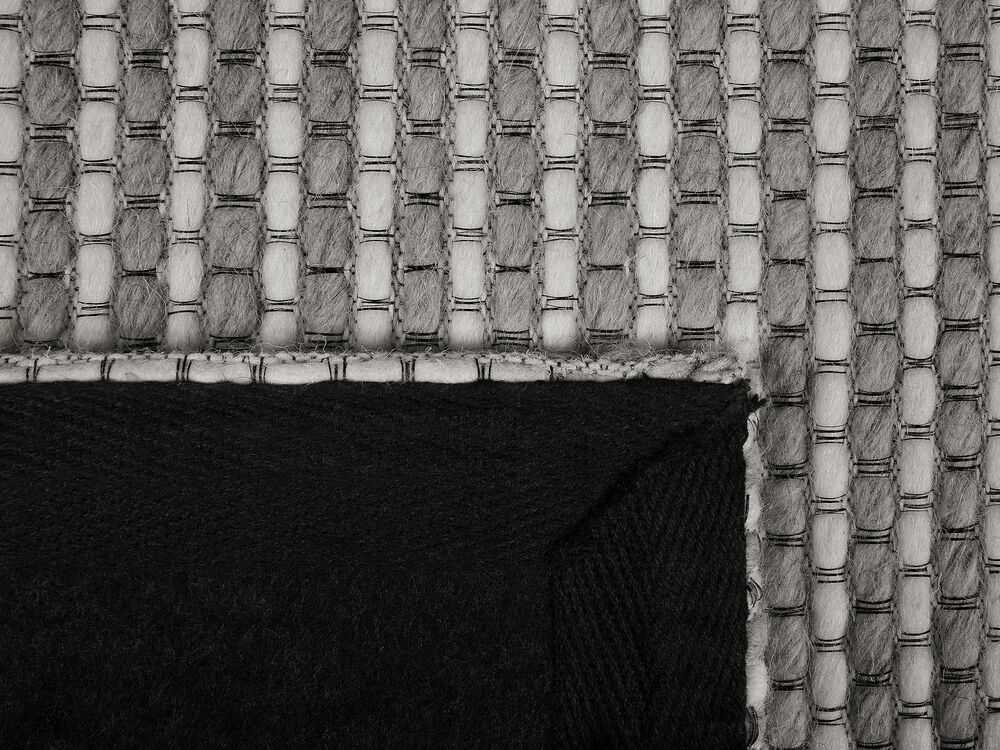 Beliani Kilimas KILIS pilkas 140 x 200 cm vilnonis