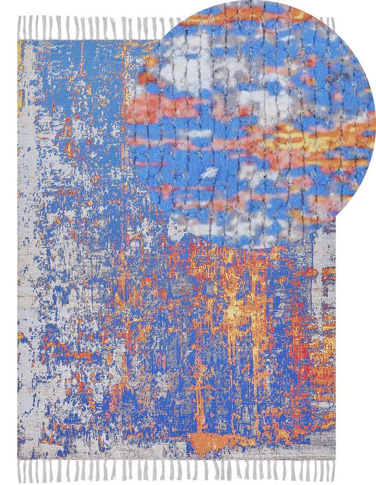 Beliani Kilimas ACARLAR smėlio spalvos 140 x 200 cm